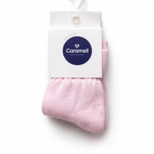Дитячі колготи Caramell для дівчинки, рожеві, розмір 0/6 міс