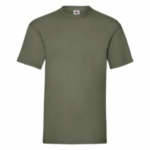 Чоловіча футболка оливкова Fruit of the Loom 100% бавовна розмір - S